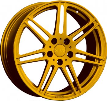Кованый диск Slik PREMIUM L-828 8.5x18  (Ярко желтый RAL1021 (YELLOW))