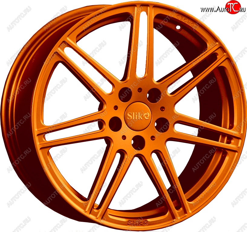 35 499 р. Кованый диск Slik PREMIUM L-828 8.5x18   (Candy медно-оранжевый глянцевый)  с доставкой в г. Майкоп
