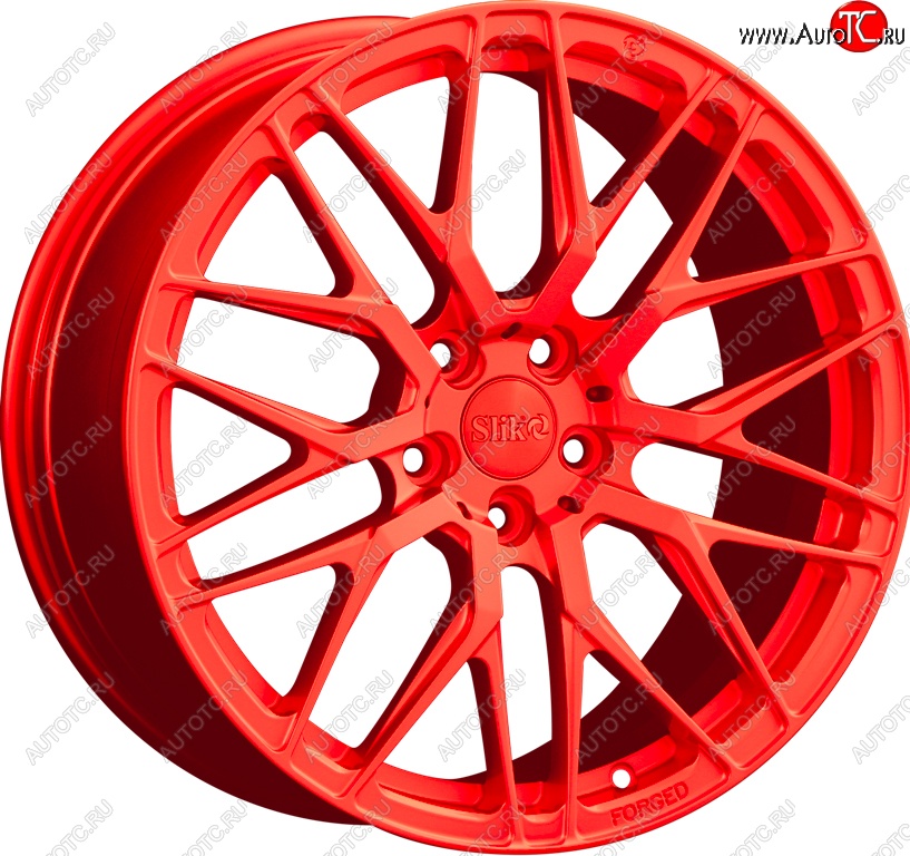 35 499 р. Кованый диск Slik PREMIUM L-829 8.0x18   (RAL 3026 ярко алый (3026))  с доставкой в г. Майкоп