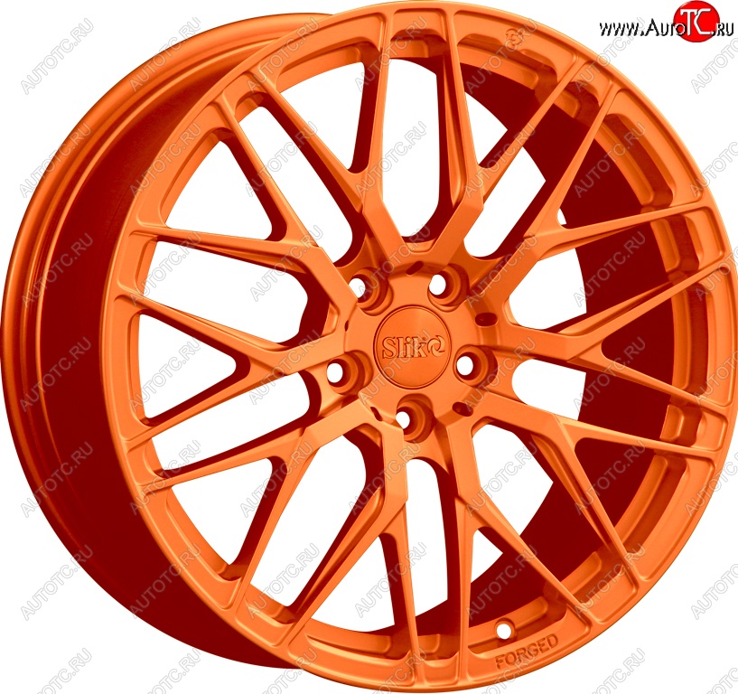 35 499 р. Кованый диск Slik PREMIUM L-829 8.0x18   (Ярко оранжевый (ORANGE))  с доставкой в г. Майкоп