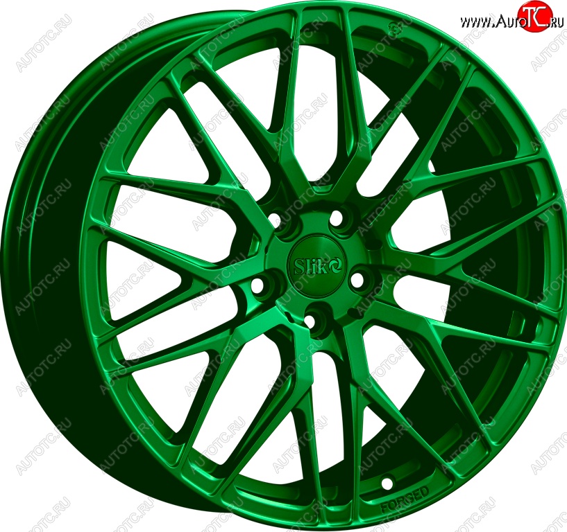 35 499 р. Кованый диск Slik PREMIUM L-829 8.5x18   (Зеленый (GREEEN))  с доставкой в г. Майкоп