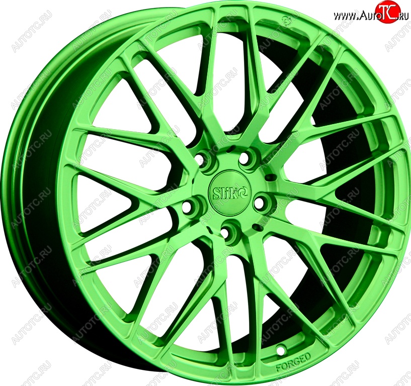 35 499 р. Кованый диск Slik PREMIUM L-829 8.5x18   (RAL 6038 ярко-зеленый (6038))  с доставкой в г. Майкоп