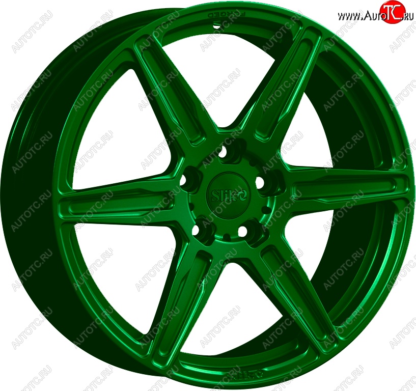 35 499 р. Кованый диск Slik PREMIUM L-831 8.0x18   (Зеленый (GREEEN))  с доставкой в г. Майкоп