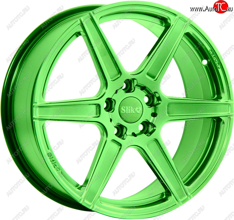 35 499 р. Кованый диск Slik PREMIUM L-832 8.5x18   (RAL 6038 ярко-зеленый (6038))  с доставкой в г. Майкоп