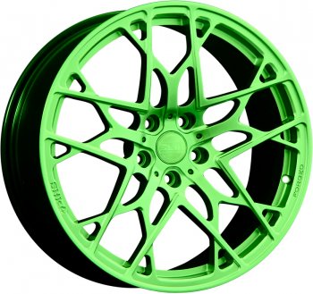 Кованый диск Slik PREMIUM L-834 8.0x18  (RAL 6038 ярко-зеленый (6038))