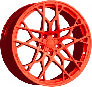 Кованый диск Slik PREMIUM L-834 8.0x18  (RAL 3026 ярко алый (3026))
