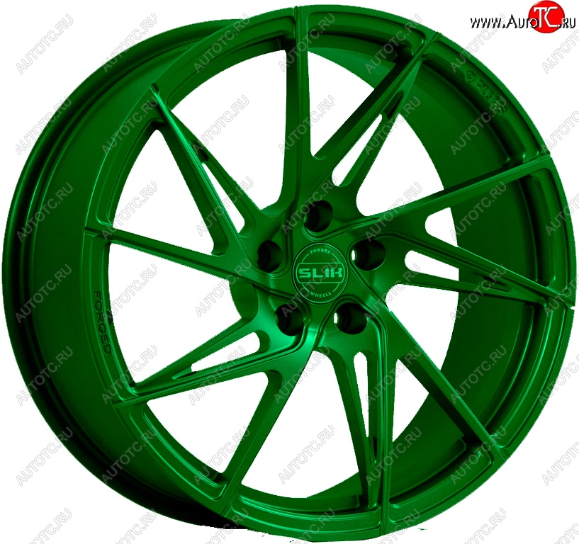 35 499 р. Кованый диск Slik PREMIUM L-836 8.5x18   (Зеленый (GREEEN))  с доставкой в г. Майкоп