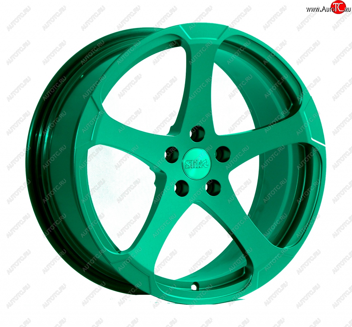 35 299 р. Кованый диск Slik Classic L-900 8.5x19   (Candy изумрудно-зеленый (Candy Green))  с доставкой в г. Майкоп