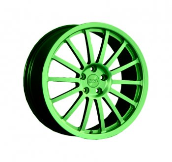 Кованый диск Slik PREMIUM L-902 8.5x19  (RAL 6038 ярко-зеленый (6038))