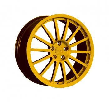 Кованый диск Slik PREMIUM L-902 8.5x19  (Ярко желтый RAL1021 (YELLOW))