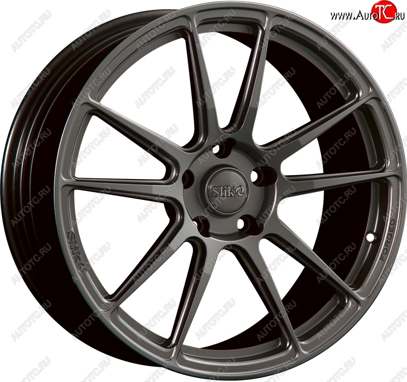 43 319 р. Кованый диск Slik PREMIUM L-904 8.5x19   (Темный хром (DC))  с доставкой в г. Майкоп