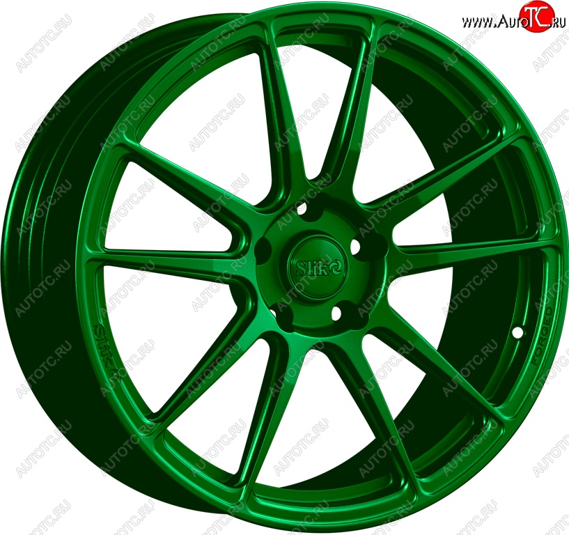 44 999 р. Кованый диск Slik PREMIUM L-904 9.0x19   (Зеленый (GREEEN))  с доставкой в г. Майкоп