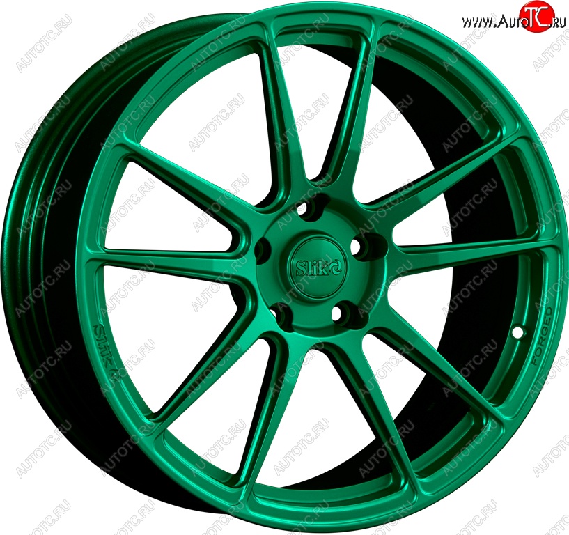 44 999 р. Кованый диск Slik PREMIUM L-904 9.0x19   (Candy изумрудно-зеленый (Candy Green))  с доставкой в г. Майкоп