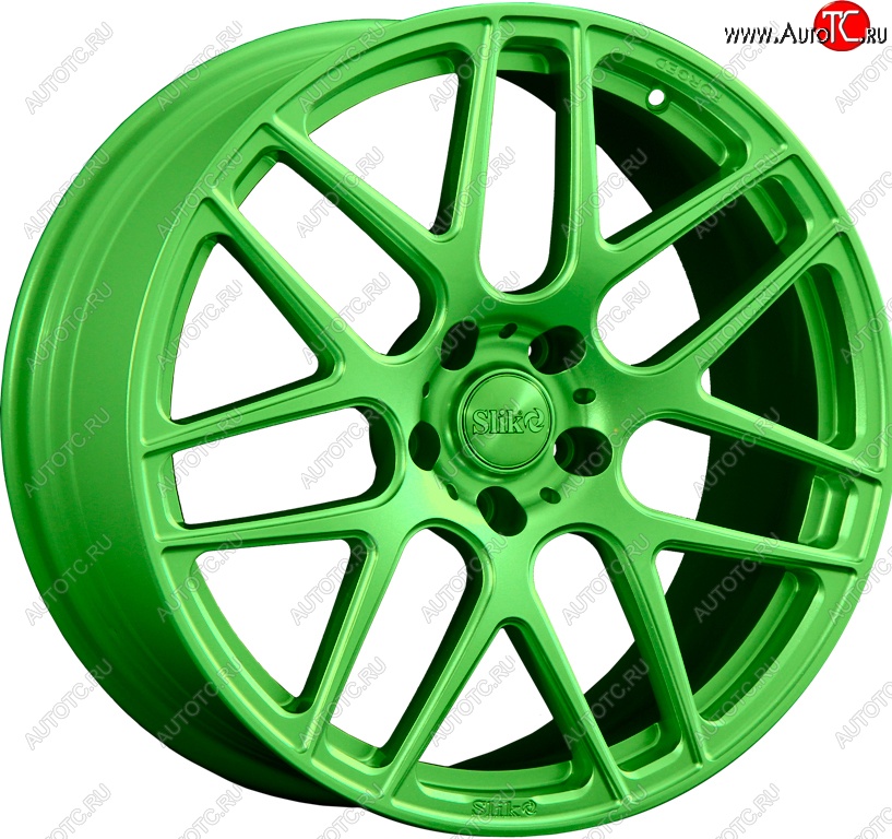 43 319 р. Кованый диск Slik PREMIUM L-906 8.5x19   (RAL 6038 ярко-зеленый (6038))  с доставкой в г. Майкоп