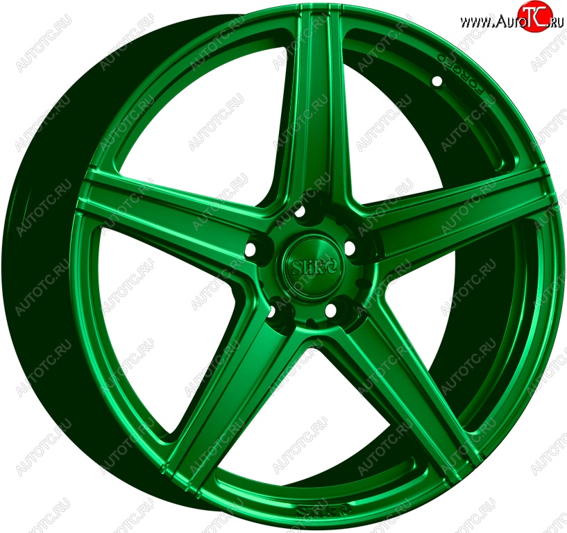 35 799 р. Кованый диск Slik PREMIUM L-908 8.5x19   (Зеленый (GREEEN))  с доставкой в г. Майкоп