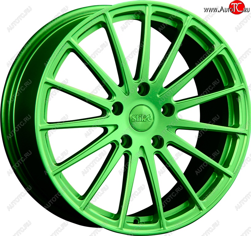 35 799 р. Кованый диск Slik PREMIUM L-912 9.0x19   (RAL 6038 ярко-зеленый (6038))  с доставкой в г. Майкоп