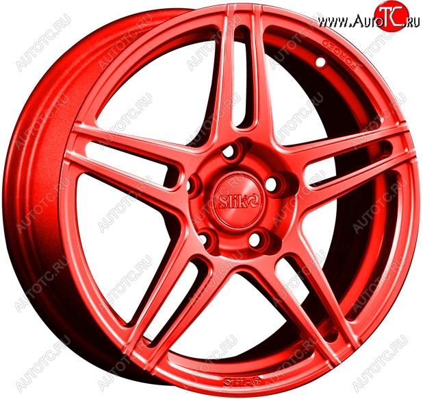 19 449 р. Кованый диск Slik premium R16x6.5 RAL 3026 ярко алый (3026) 6.5x16   (Цвет: 3026)  с доставкой в г. Майкоп