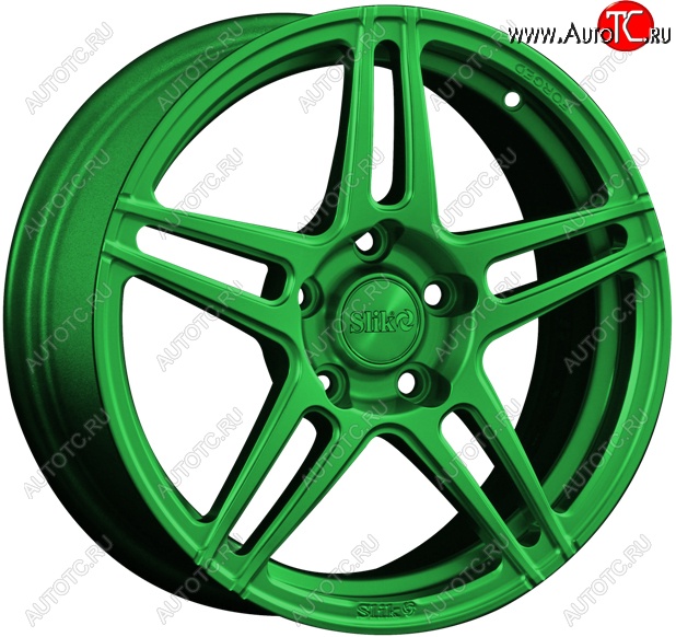 19 449 р. Кованый диск Slik premium R16x6.5 RAL Зеленый (GREEN) 6.5x16   (Цвет: GREEN)  с доставкой в г. Майкоп