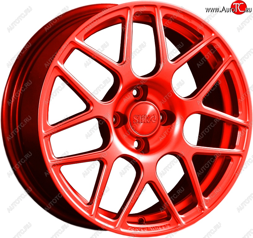 19 449 р. Кованый диск Slik premium R16x6.5 Candy алый 6.5x16   (Цвет: Candy алый 6.5x16)  с доставкой в г. Майкоп