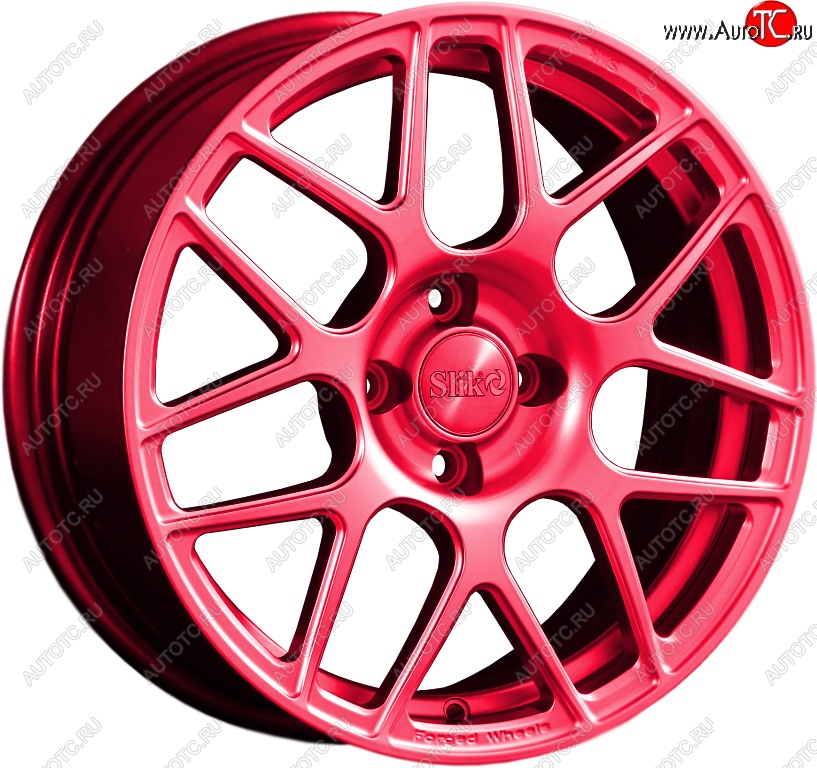 19 449 р. Кованый диск Slik premium R16x6.5 Candy RUBIN рубиновый 6.5x16   (Цвет: Candy RUBIN рубиновый 6.5x16)  с доставкой в г. Майкоп
