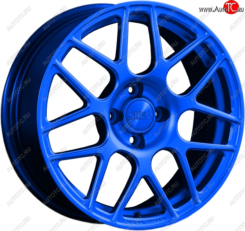 19 449 р. Кованый диск Slik premium R16x6.5 Candy BLUE синий 6.5x16   (Цвет: Candy BLUE синий 6.5x16)  с доставкой в г. Майкоп