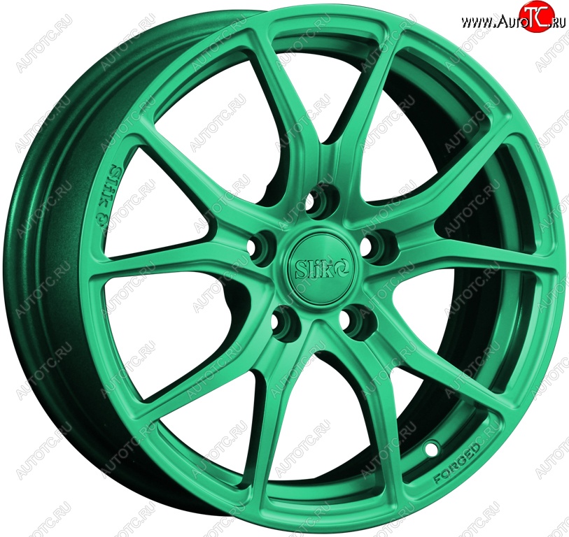 19 449 р. Кованый диск Slik premium R16x6.5 Candy Green изумрудно-зеленый 6.5x16   (Цвет: Candy Green изумрудно-зеленый 6.5x16)  с доставкой в г. Майкоп