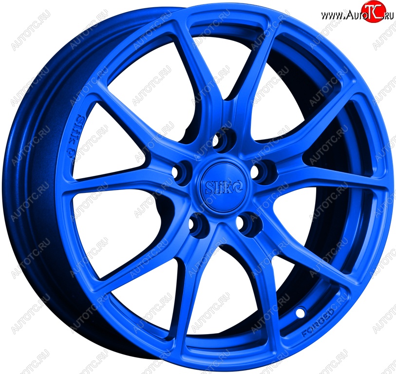 19 449 р. Кованый диск Slik premium R16x6.5 Candy BLUE синий 6.5x16   (Цвет: Candy BLUE синий 6.5x16)  с доставкой в г. Майкоп