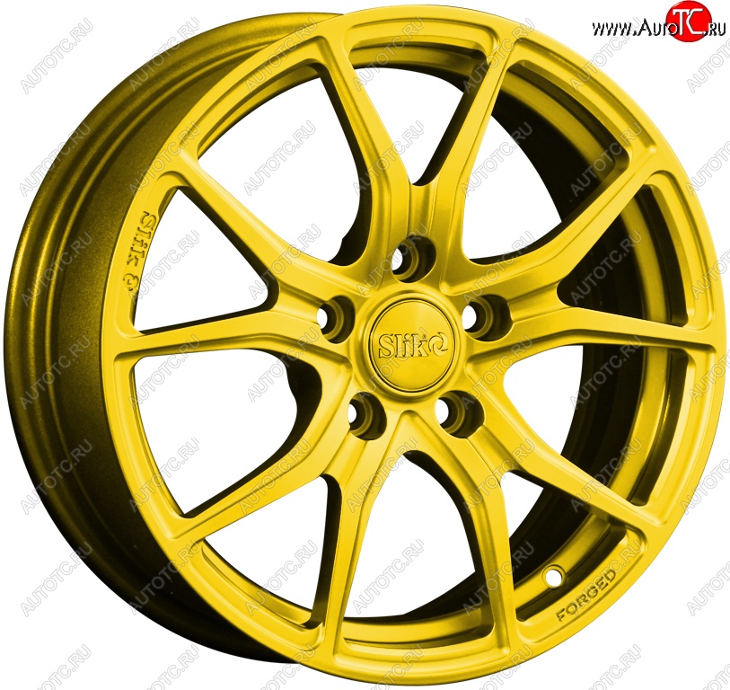 19 449 р. Кованый диск Slik premium R16x6.5 Candy YELLOW ярко-желтый 6.5x16   (Цвет: Candy YELLOW ярко-желтый 6.5x16)  с доставкой в г. Майкоп