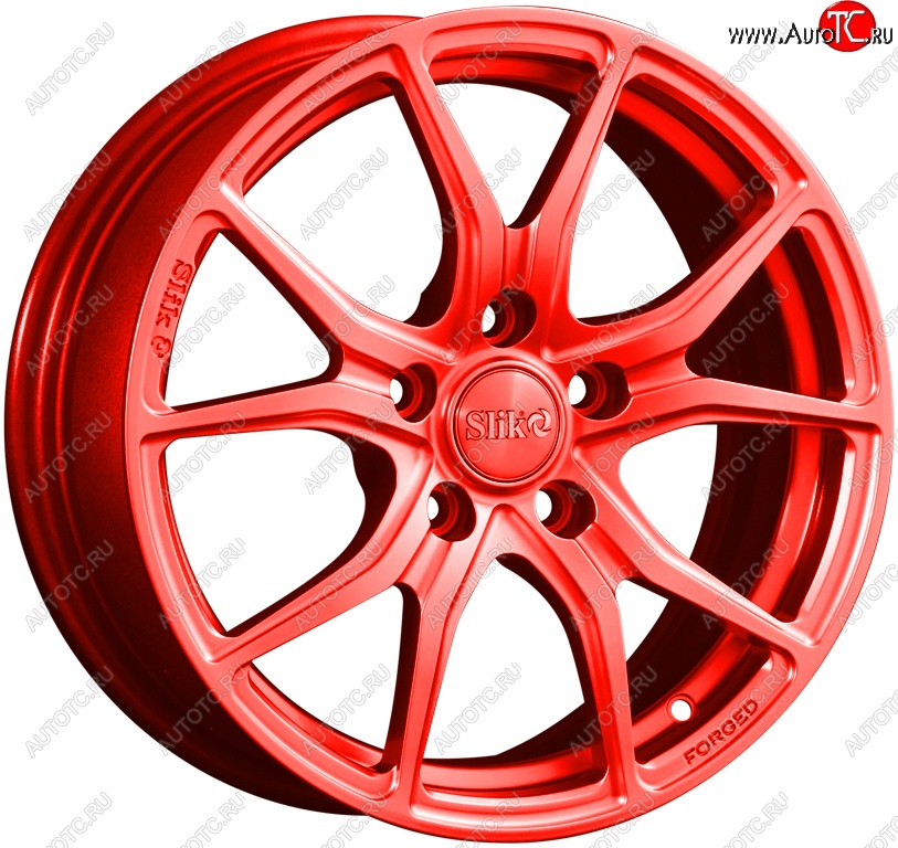 19 449 р. Кованый диск Slik premium R16x6.5 RAL 3026 ярко алый (3026) 6.5x16   (Цвет: 3026)  с доставкой в г. Майкоп