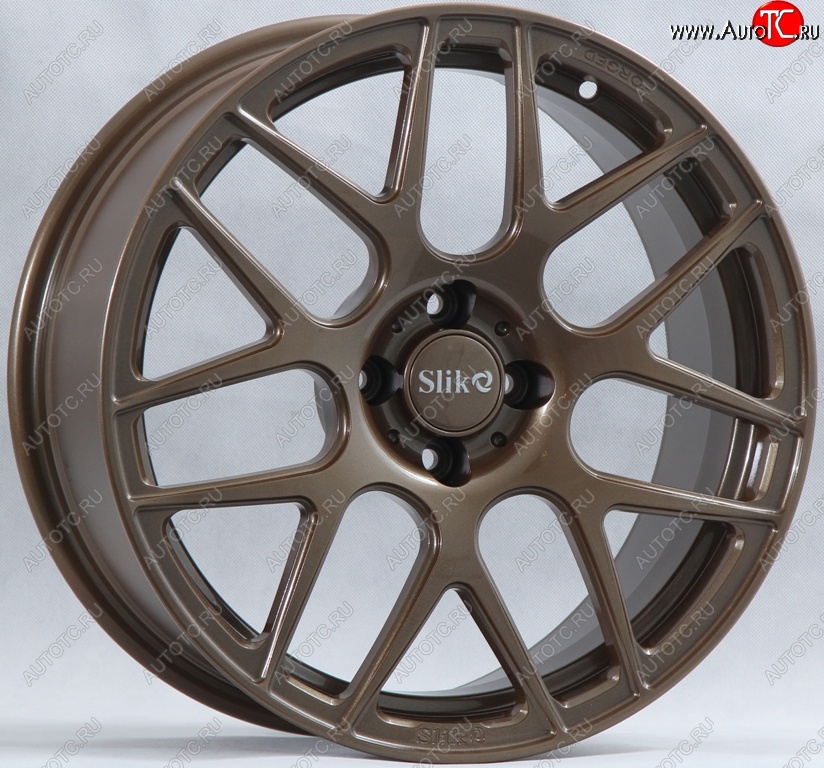 25 999 р. Кованый диск Slik premium R17x7.5 Коньячная бронза. Матовый (MBRZCGN) 7.5x17   (Цвет: MBRZCGN)  с доставкой в г. Майкоп