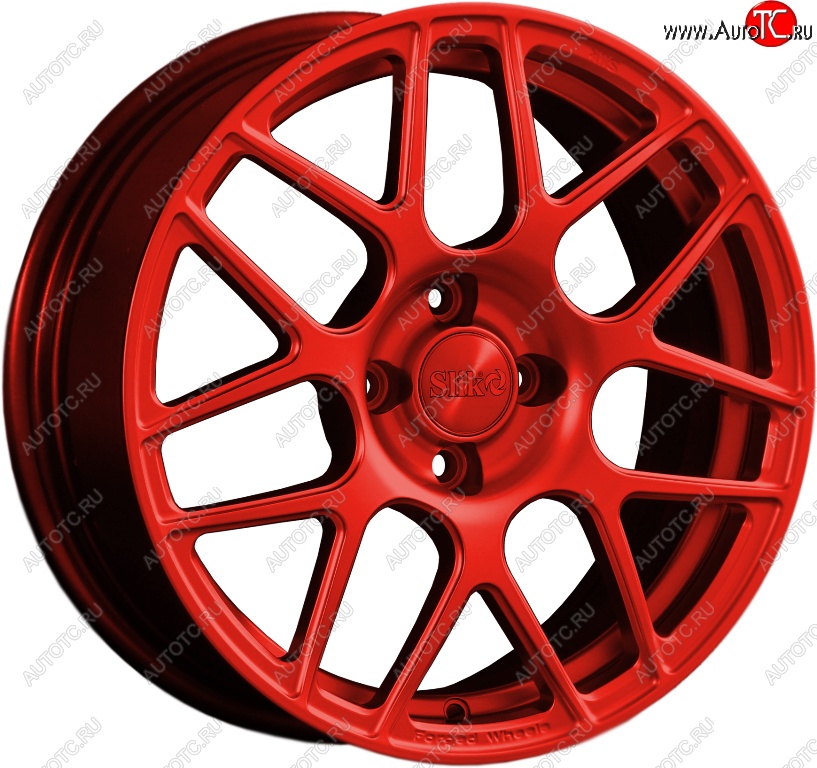 25 999 р. Кованый диск Slik premium R17x7.5 Красный (RED) 7.5x17   (Цвет: RED)  с доставкой в г. Майкоп