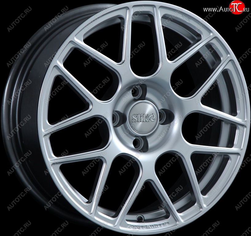 25 999 р. Кованый диск Slik premium R17x7.5 Серебристый светлый (S16) 7.5x17   (Цвет: S16)  с доставкой в г. Майкоп