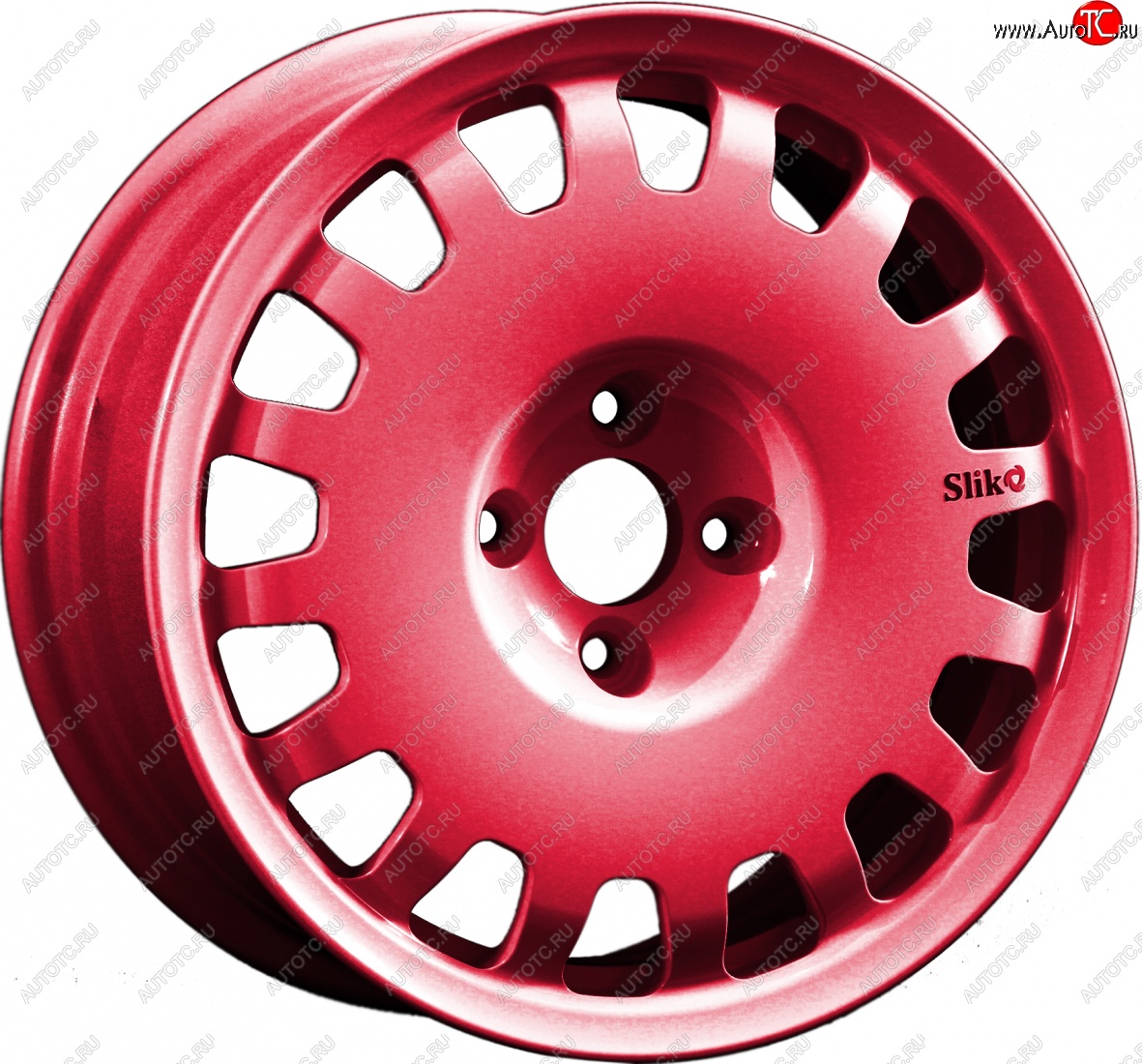 15 249 р. Кованый диск Slik Sport 6.5x15 (Candy рубиновый) 6.5x15/4-5x98-120 D54.1-72.6   (Цвет: Candy рубиновый)  с доставкой в г. Майкоп