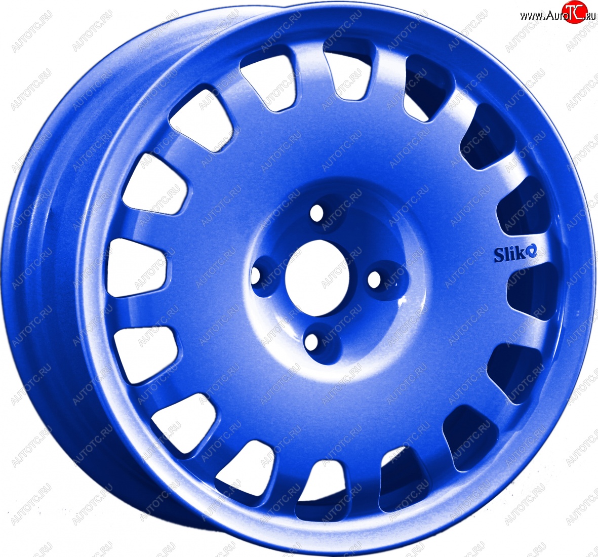 15 249 р. Кованый диск Slik Sport 6.5x15 (Синий) 6.5x15/4-5x98-120 D54.1-72.6   (Цвет: Синий)  с доставкой в г. Майкоп