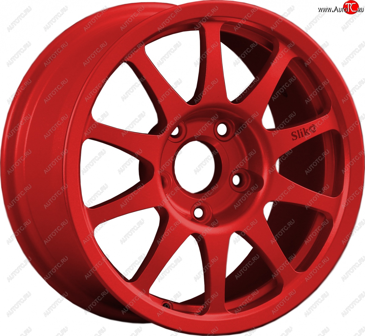 24 899 р. Кованый диск Slik Sport 7x15 (Красный)   (Цвет: Красный)  с доставкой в г. Майкоп