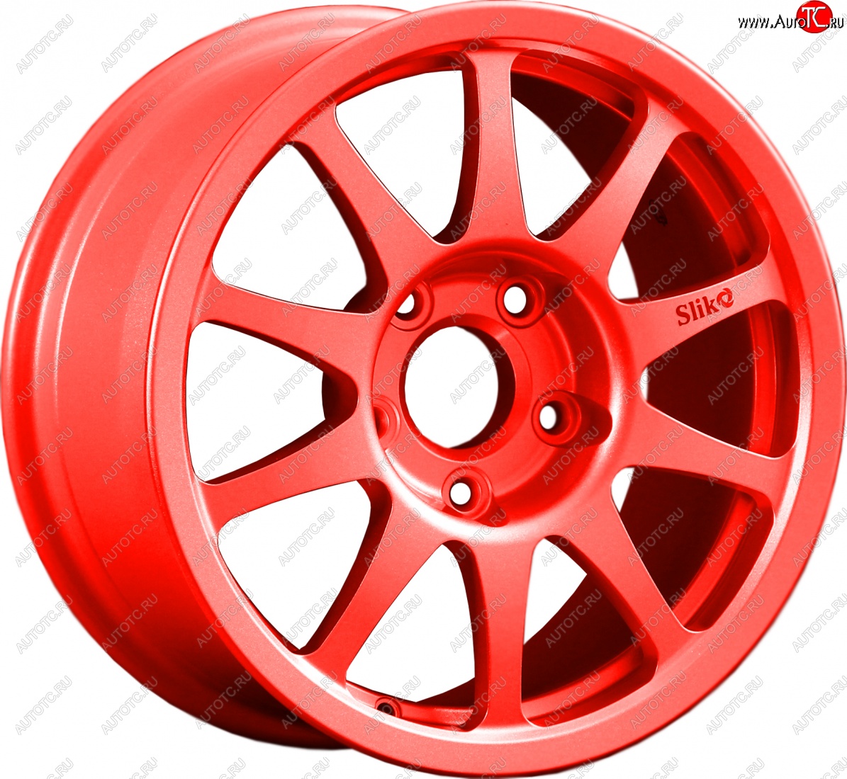 24 899 р. Кованый диск Slik Sport 7x15 (RAL 3026 ярко-алый)   (Цвет: RAL 3026 ярко-алый)  с доставкой в г. Майкоп