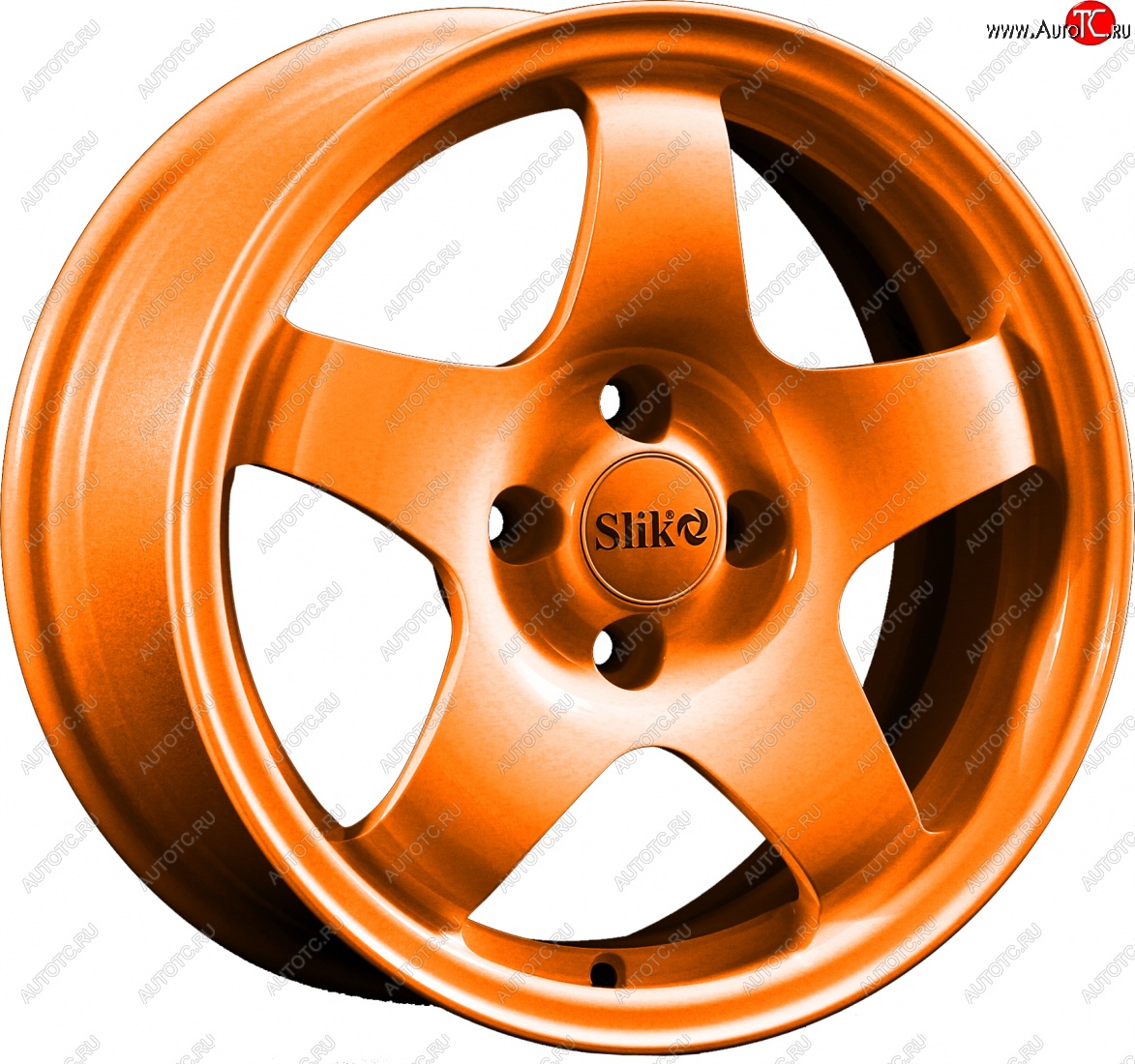 15 249 р. Кованый диск Slik Sport 6.5x15 (Ярко-оранжевый)   (Цвет: Ярко-оранжевый)  с доставкой в г. Майкоп