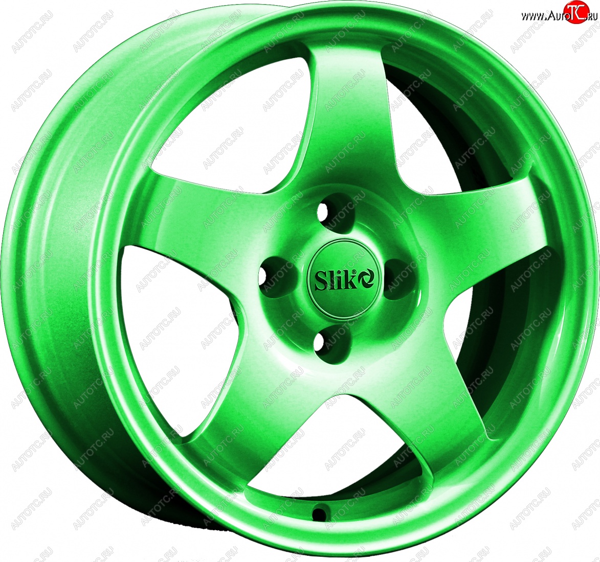 15 249 р. Кованый диск Slik Sport 6.5x15 (RAL 6038 ярко-зеленый)   (Цвет: RAL 6038 ярко-зеленый)  с доставкой в г. Майкоп