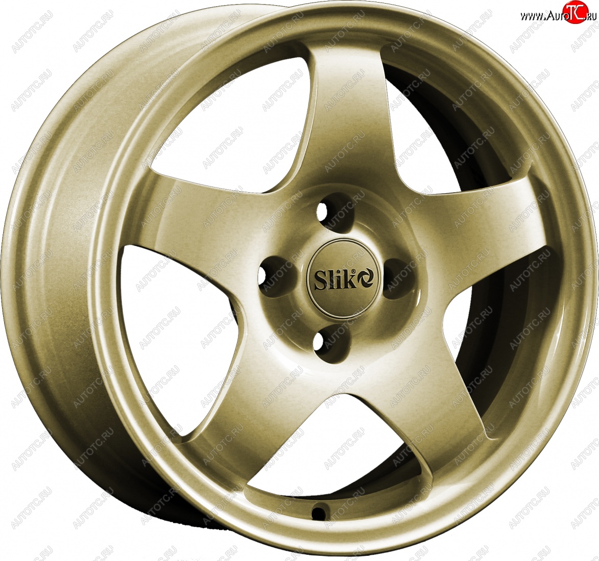 15 249 р. Кованый диск Slik Sport 6.5x15 (Металлик золотой)   (Цвет: Металлик золотой)  с доставкой в г. Майкоп