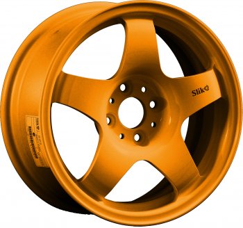 Кованый диск Slik Sport 6.5x15 (Candy медно-оранжевый глянцевый) 6.5x15/4-5x98-120 D54.1-72.6  (Цвет: Candy медно-оранжевый глянцевый)