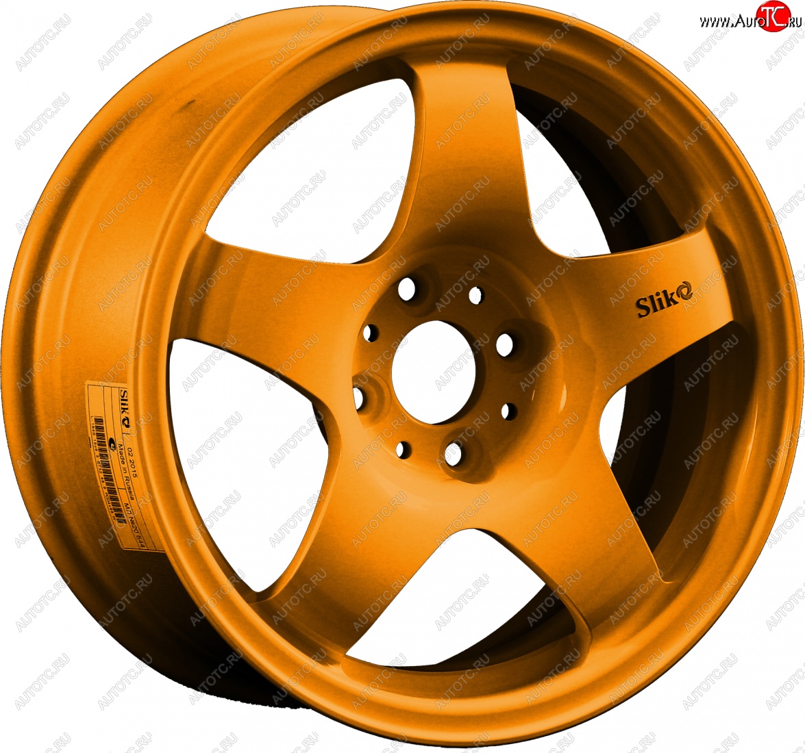7 899 р. Кованый диск Slik Sport 6.5x15 (Candy медно-оранжевый матовый) 6.5x15/4-5x98-120 D54.1-72.6   (Цвет: Candy медно-оранжевый матовый)  с доставкой в г. Майкоп