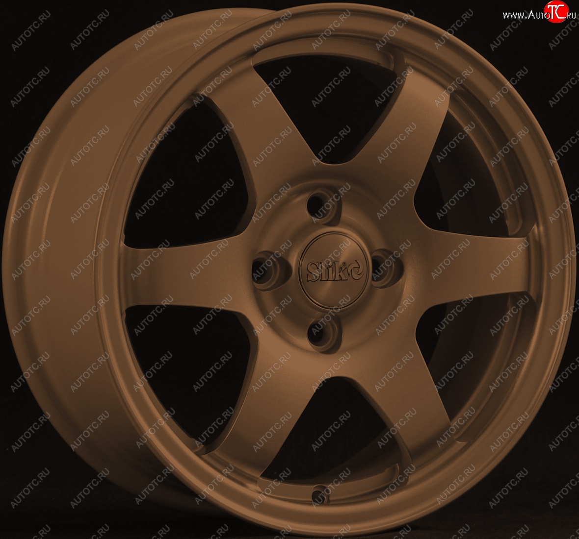 16 949 р. Кованый диск Slik Sport 6.5x15   (Цвет: Металлик коньячная бронза. Глянец)  с доставкой в г. Майкоп