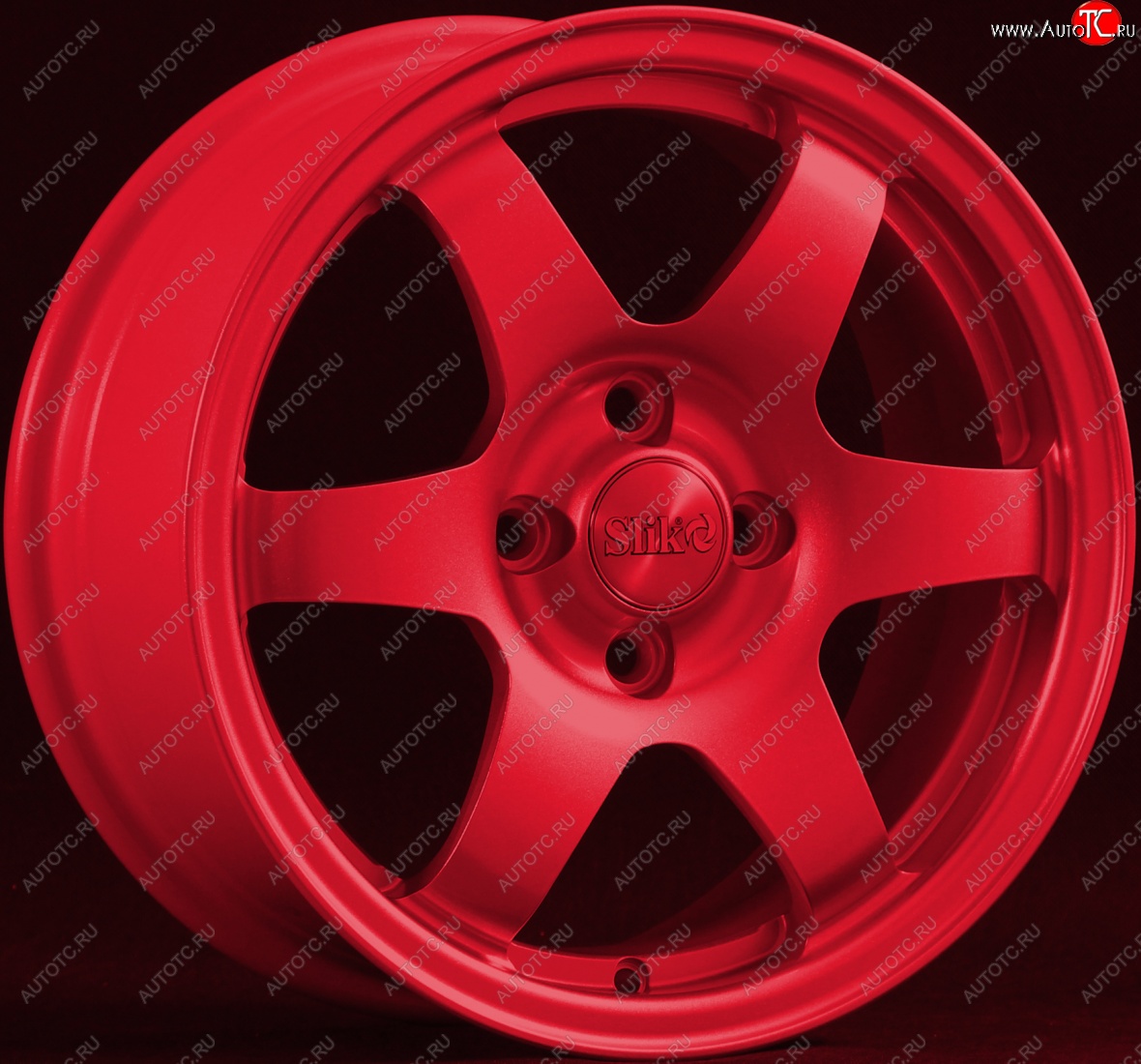 15 249 р. Кованый диск Slik Sport 6.5x15 (Candy красный)   (Цвет: Candy красный)  с доставкой в г. Майкоп