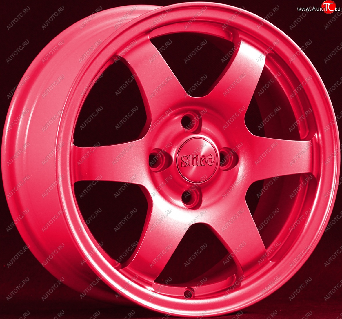 15 249 р. Кованый диск Slik Sport 6.5x15 (Candy рубиновый)   (Цвет: Candy рубиновый)  с доставкой в г. Майкоп