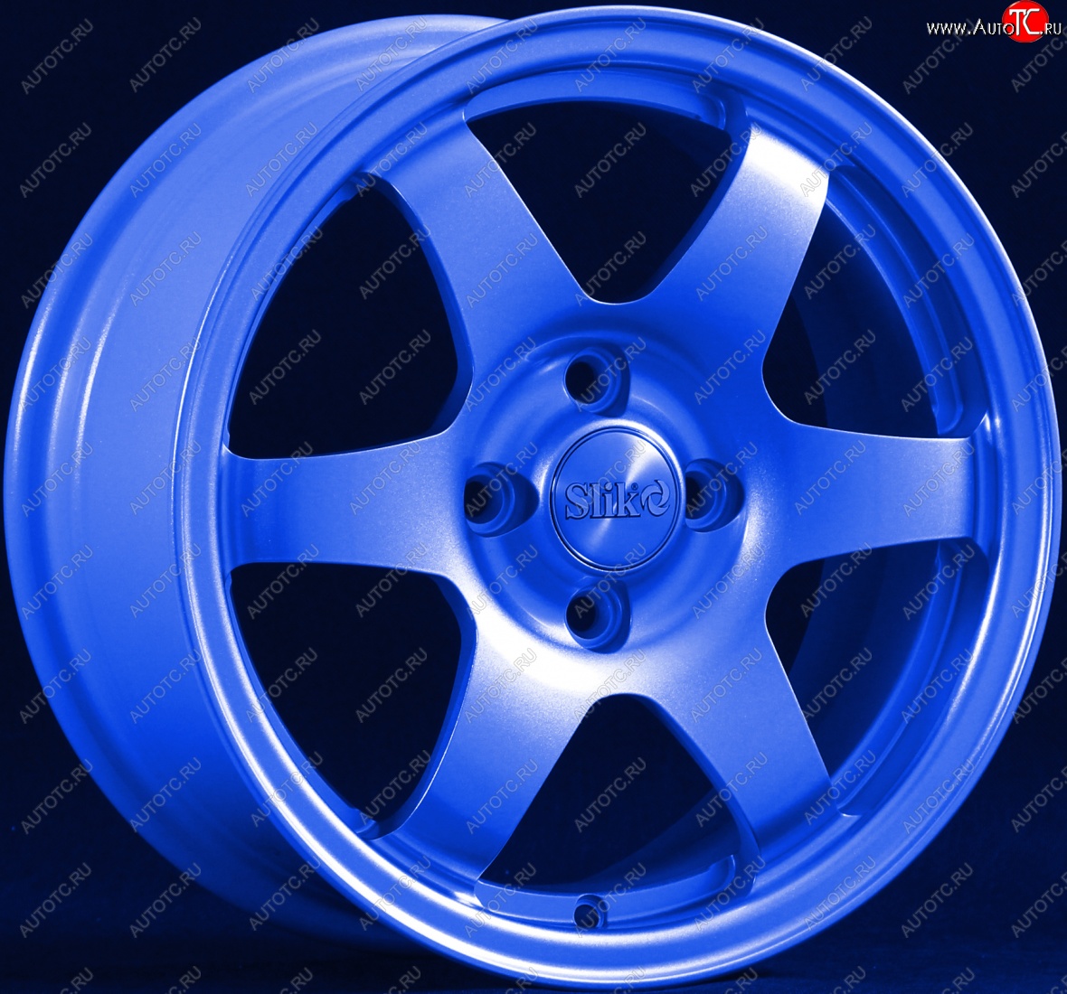 15 249 р. Кованый диск Slik Sport 6.5x15 (Синий)   (Цвет: Синий)  с доставкой в г. Майкоп