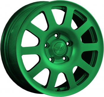 Кованый диск Slik Sport 6.5x16 (Зеленый) Nissan Qashqai +2 1 J10 дорестайлинг (2008-2010) 5x114.3xDIA66.1xET40.0