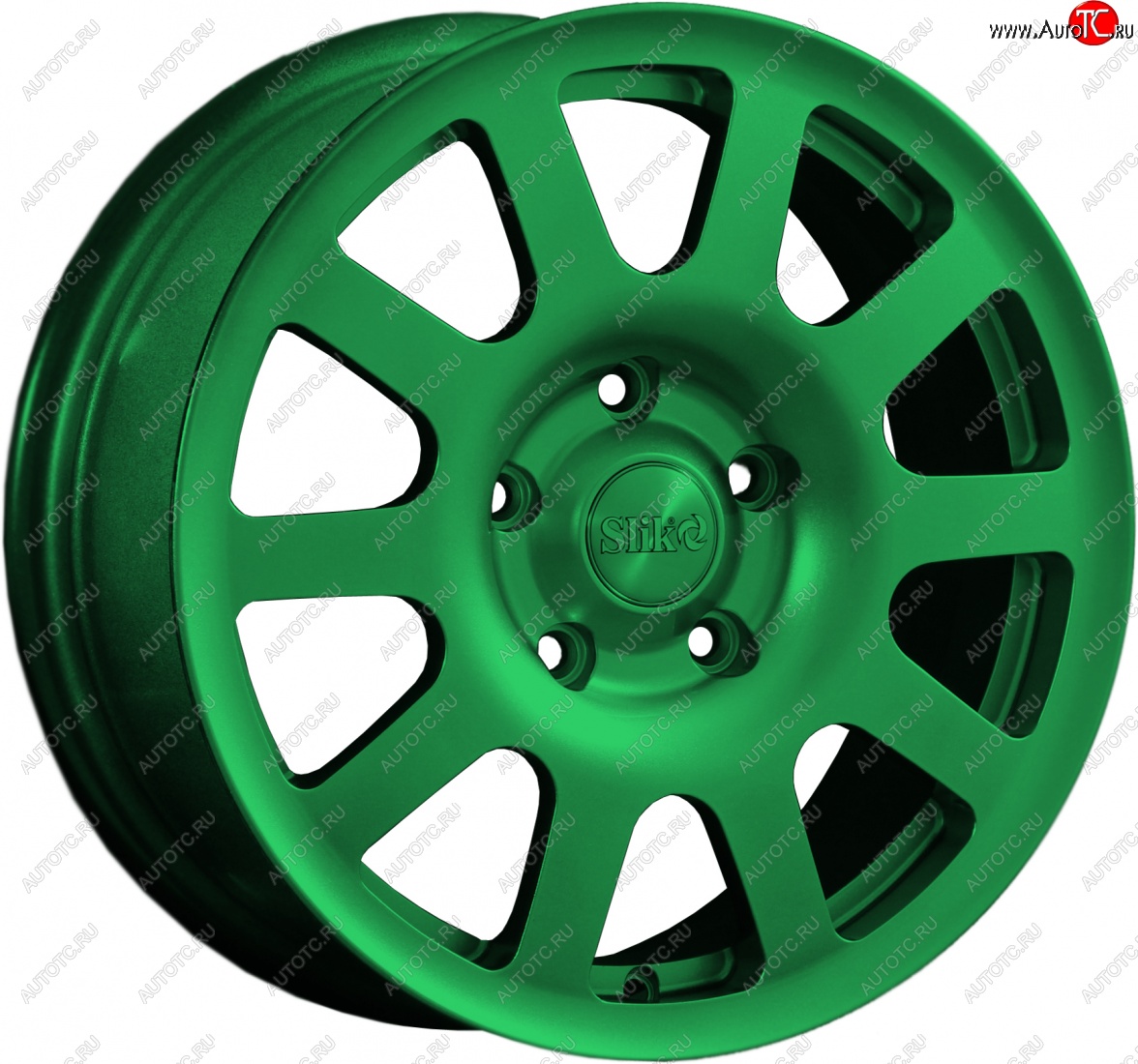 18 999 р. Кованый диск Slik Sport 6.5x16 (Зеленый)   (Цвет: Зеленый)  с доставкой в г. Майкоп