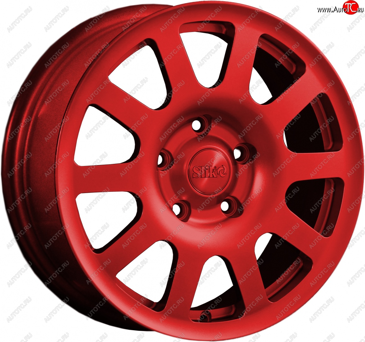 18 999 р. Кованый диск Slik Sport 6.5x16 (Красный)   (Цвет: Красный)  с доставкой в г. Майкоп