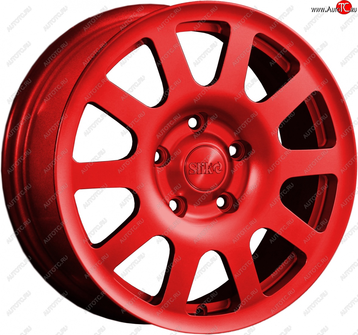 18 999 р. Кованый диск Slik Sport 6.5x16 (Candy красный)   (Цвет: Candy красный)  с доставкой в г. Майкоп