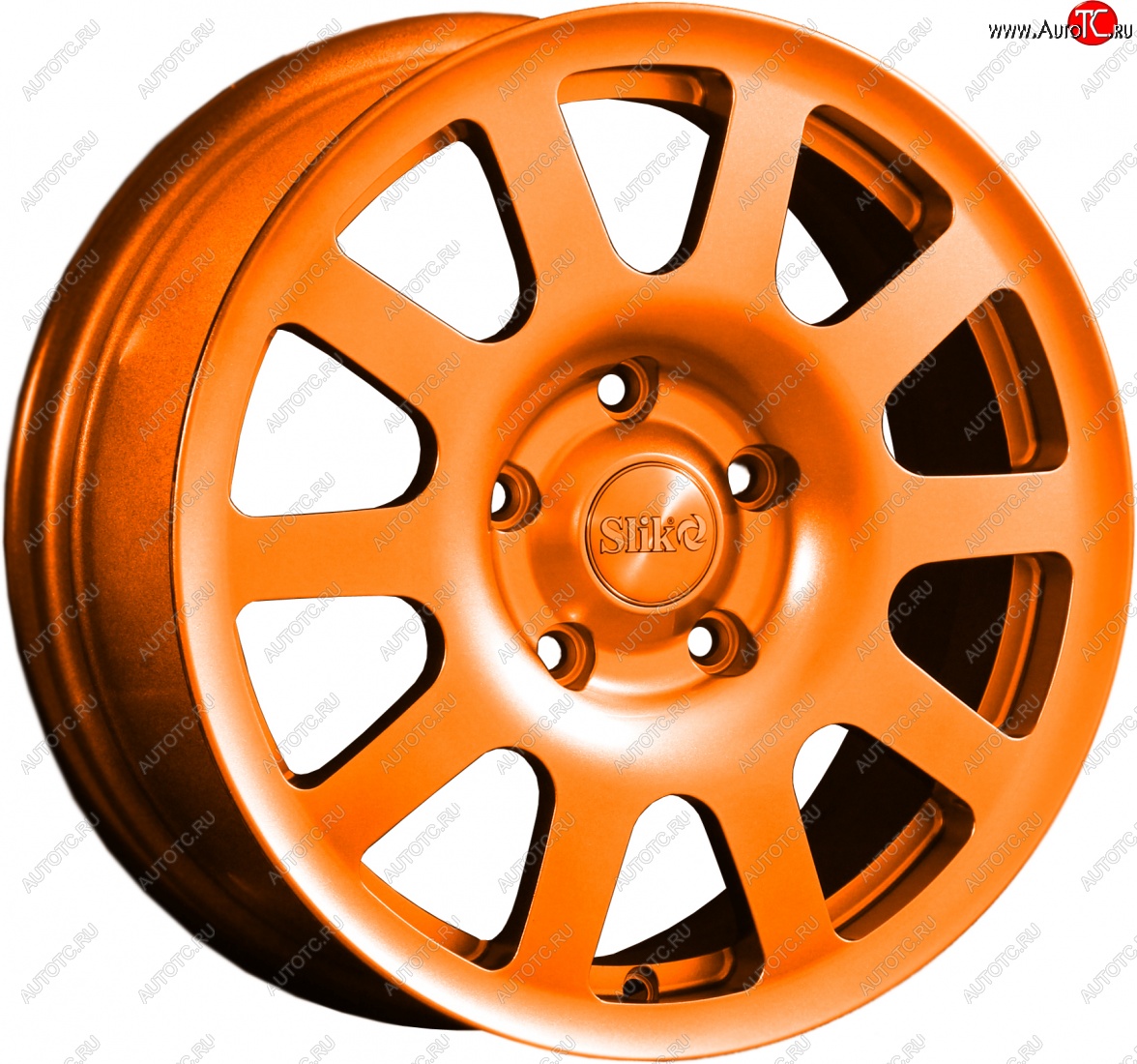 18 999 р. Кованый диск Slik Sport 6.5x16 (Ярко-оранжевый)   (Цвет: Ярко-оранжевый)  с доставкой в г. Майкоп